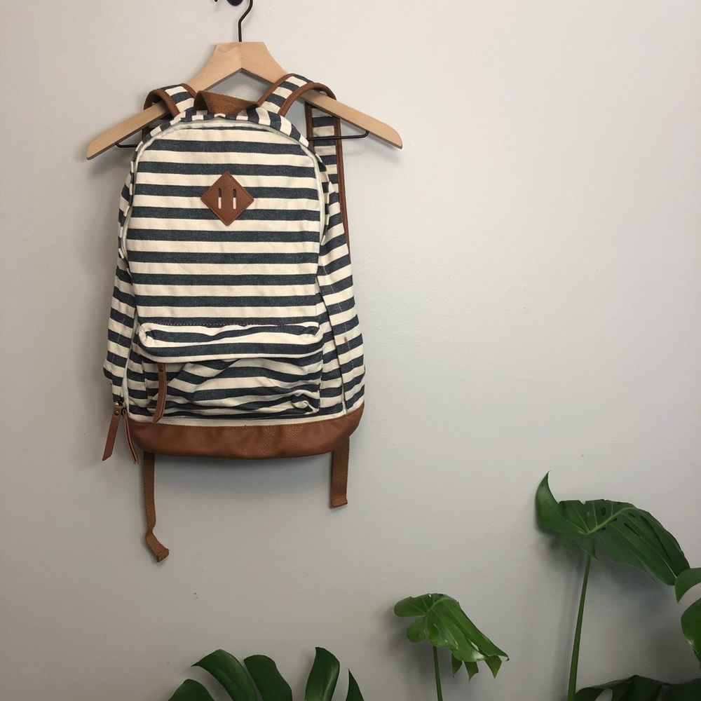 Stripped Backpack